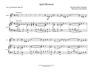 April Showers (arr. Dominic Meccia)