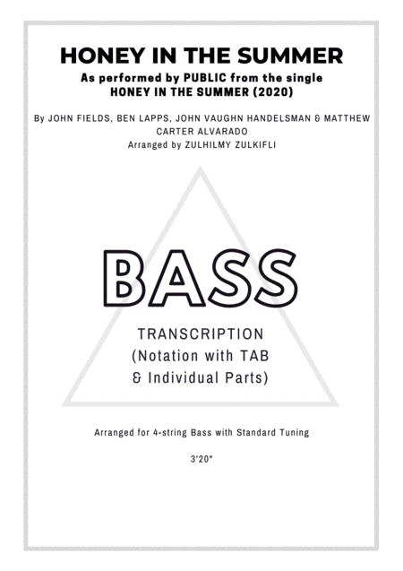 Honey In The Summer (arr. Zulhilmy Zulkifli)