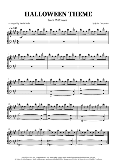Halloween Theme (arr. Valdir Maia)