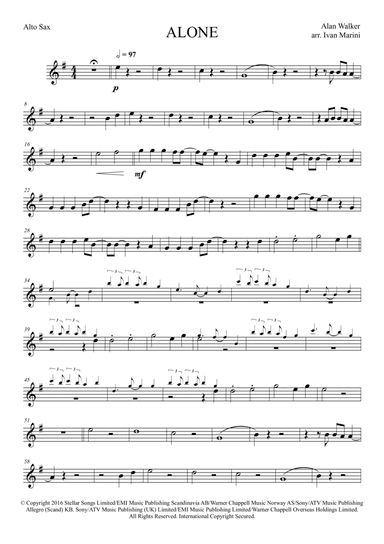 Alone (arr. Ivan Marini)