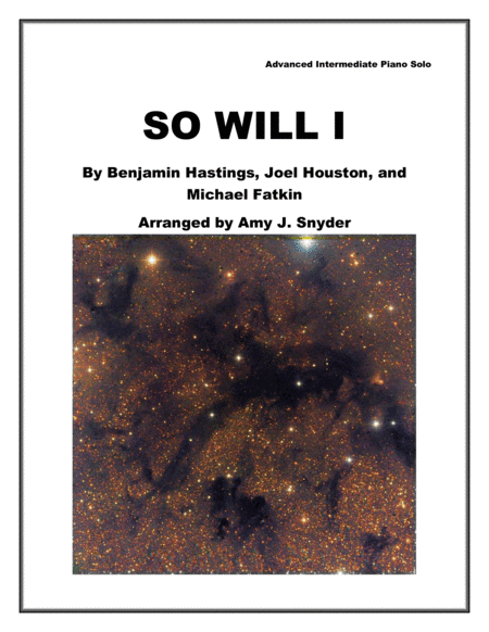 So Will I (100 Billion X) (arr. Amy J. Snyder)