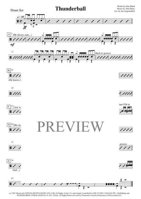 Thunderball (arr. Jan Angermüller)