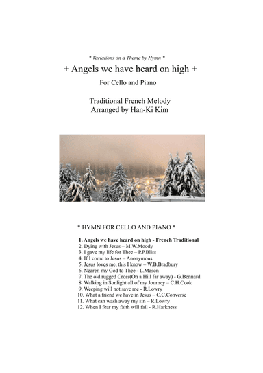 Angels we have heard on high (For Cello and Piano) (arr. Han-Ki Kim)