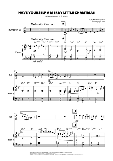 Have Yourself A Merry Little Christmas (arr. Tiago Cordeiro)