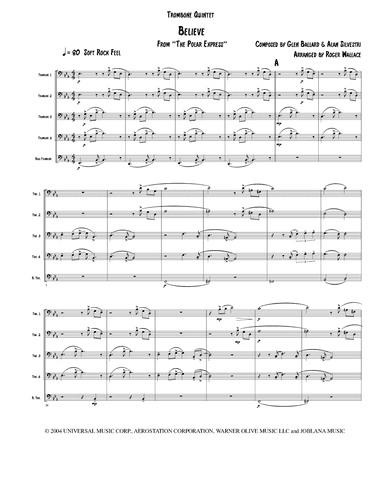 The Polar Express  from Warner Bros. Pictures' THE POLAR EXPRESS (arr. Roger Wallace)