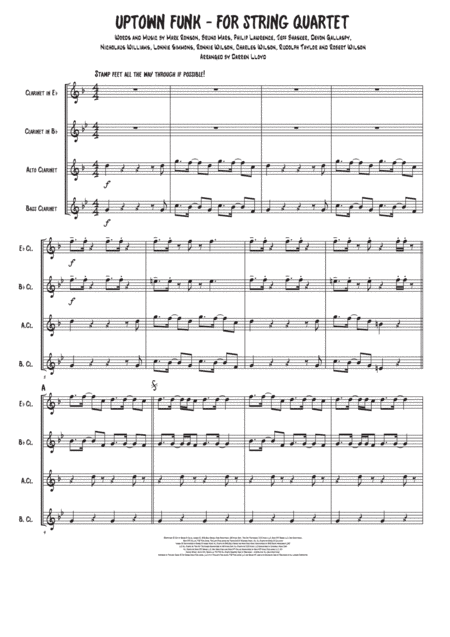 Uptown Funk (arr. Darren Lloyd)