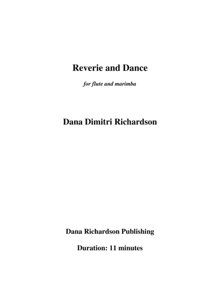 Reverie and Dance for flute and marimba