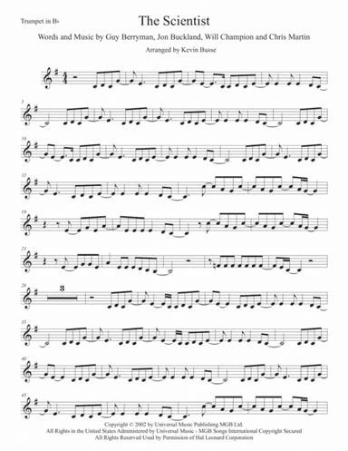 The Scientist (arr. Kevin Busse)
