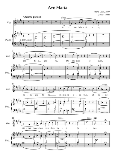 Ave Maria (arr. Franz Liszt)