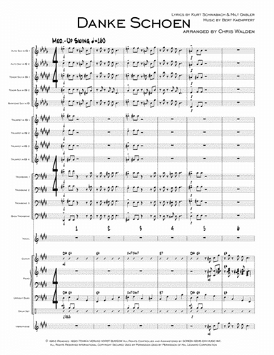 Danke Schoen (arr. Chris Walden)