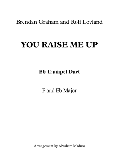 You Raise Me Up (arr. Abraham Maduro)