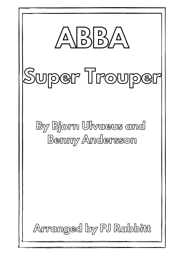 Super Trouper (arr. PianoJohn)