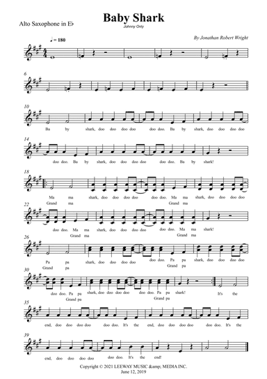 Baby Shark (arr. Wesley S. SIlva)