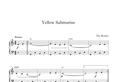 Yellow Submarine (arr. Lila)