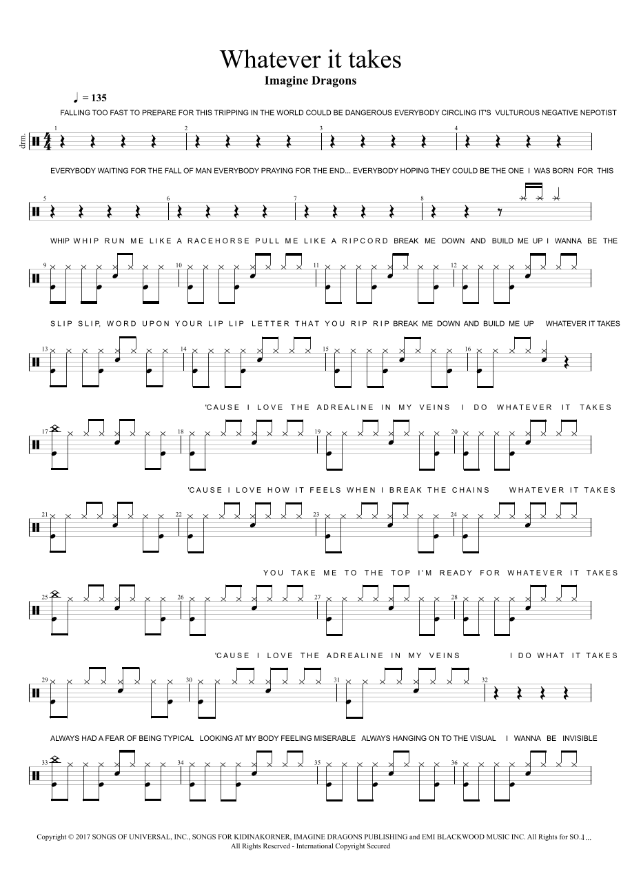 Whatever It Takes (arr. Cyril Mayer)