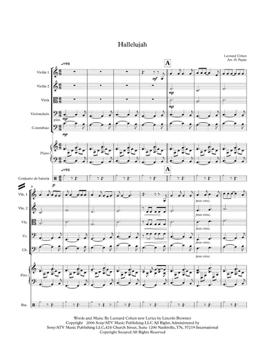 Hallelujah (arr. Oliver Payán)