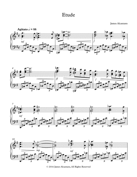 Etude in E Minor