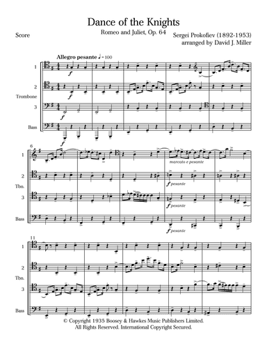 Dance Of The Knights (arr. David J. Miller)