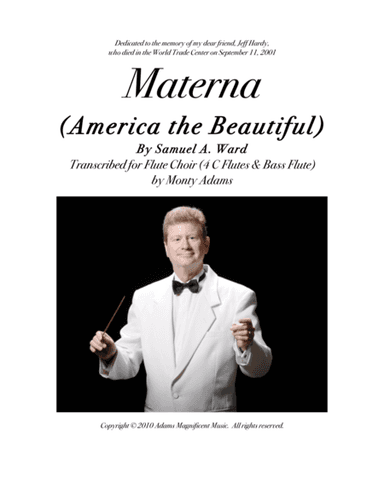 Materna (America the Beautiful) for Flute Choir (arr. Monty Adams)
