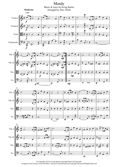 Mandy (arr. Alex Tinlin)