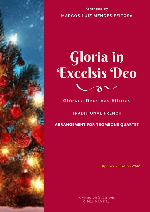 Gloria In Excelsis Deo - Trombone Quartet (arr. MARCOS LUIZ MENDES FEITOSA)