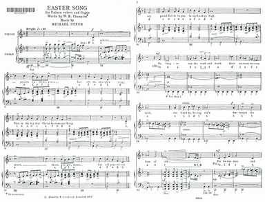 Easter Hymn - short unison anthem