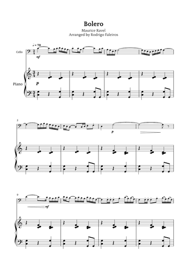 Bolero (arr. Rodrigo Faleiros)
