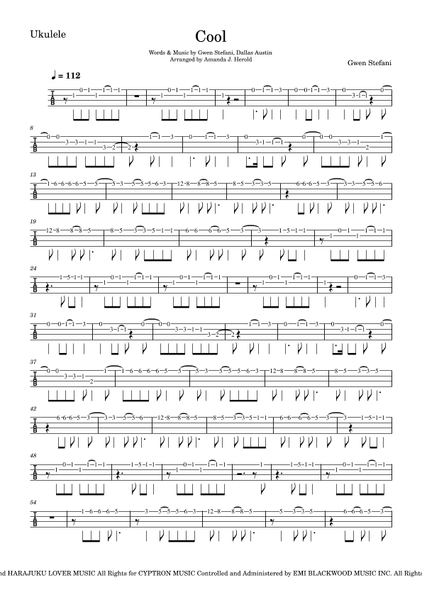 Cool (arr. Amanda's Music Channel)