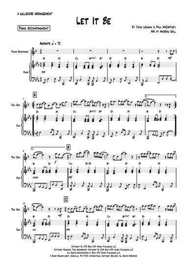 Let It Be (arr. Andrew Will)
