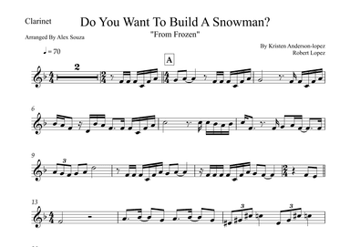 Do You Want To Build A Snowman? (arr. Alex Souza)