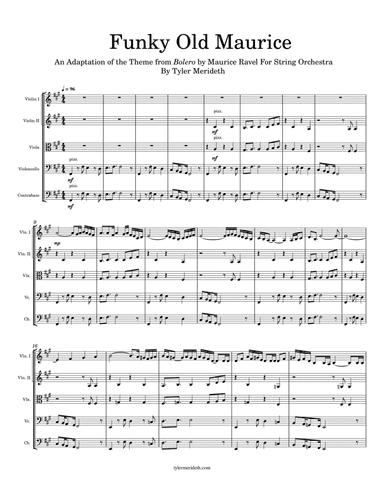Funky Old Maurice (arr. Tyler Merideth)