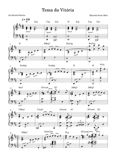 Tema Da Vitoria (arr. Daniel Silveira)