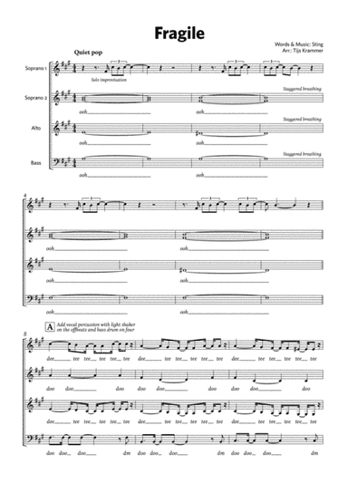 Fragile (arr. Tijs Krammer)