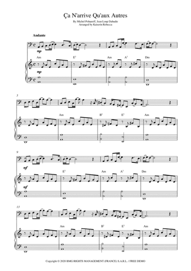 Ca N'arrive Qu'aux Autres (arr. Kaiserin Rebecca)
