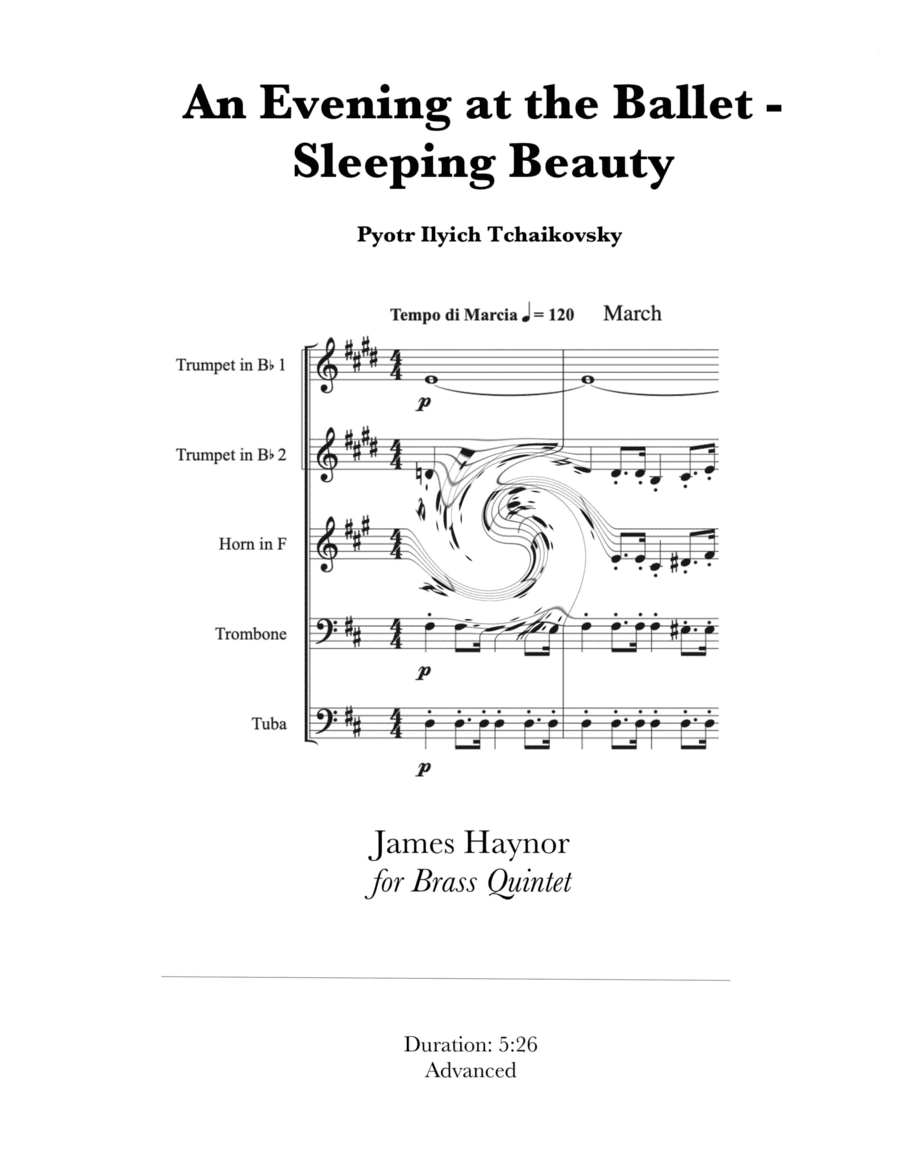 A Night at the Ballet - Sleeping Beauty for Brass Quintet (arr. James Haynor)