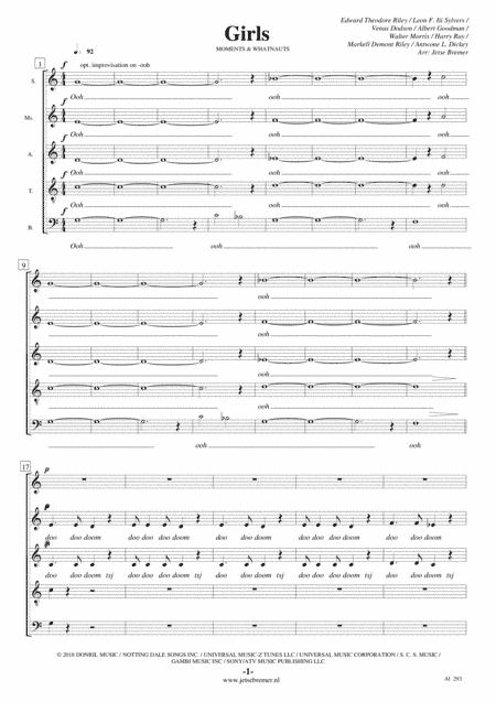 Girls (arr. Jetse Bremer)