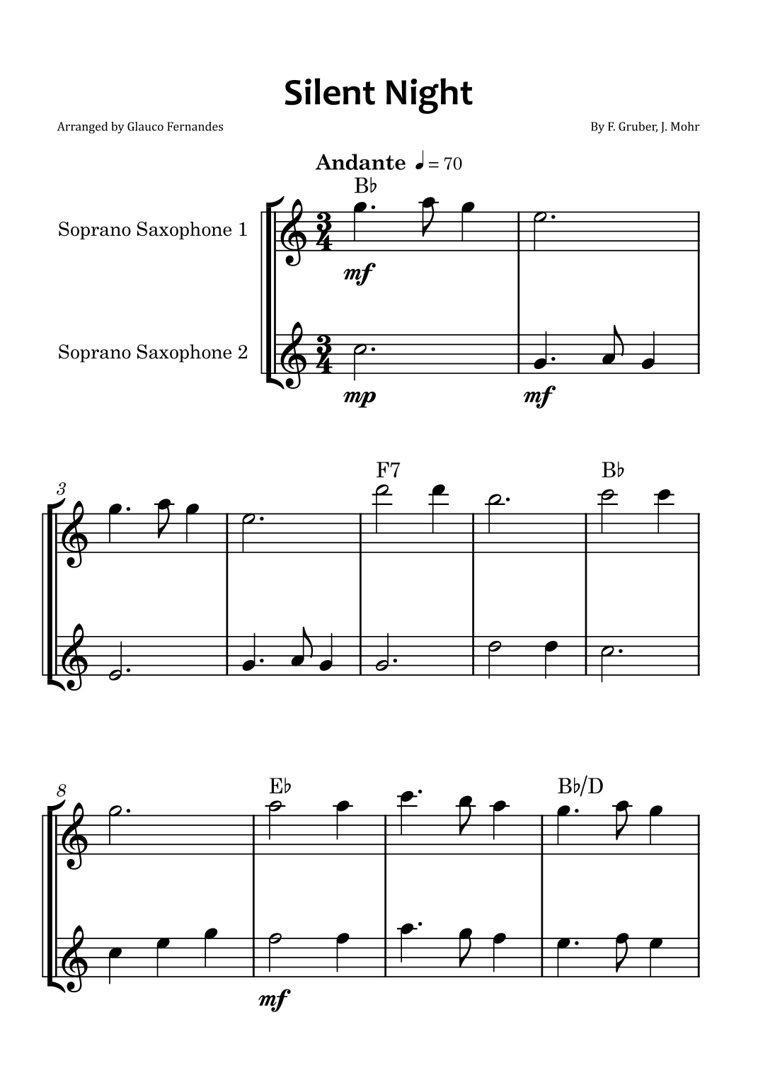 Silent Night (arr. Glauco Fernandes)