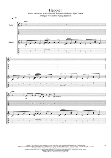 Happier (arr. Antonius Agung Setiawan)