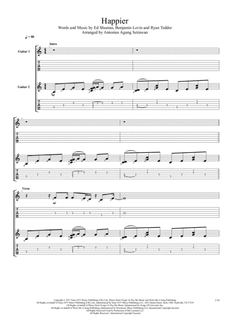 Happier (arr. Antonius Agung Setiawan)