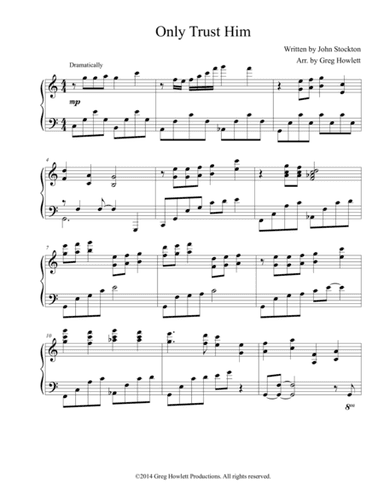 Only Trust Him (arr. Greg Howlett)