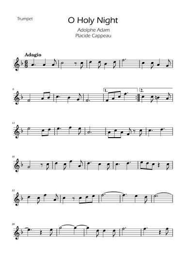 O Holy Night - Trumpet Solo (arr. Ygor Nunes)