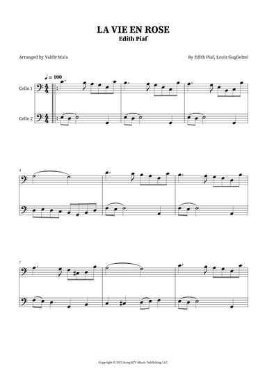 La Vie En Rose (arr. Valdir Maia)