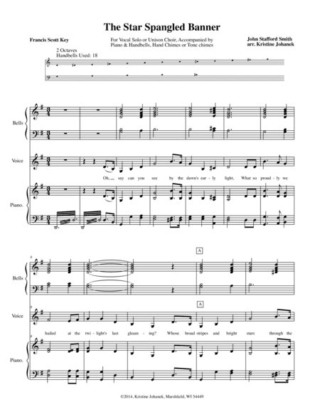 The Star Spangled Banner (arr. Kristine Johanek)