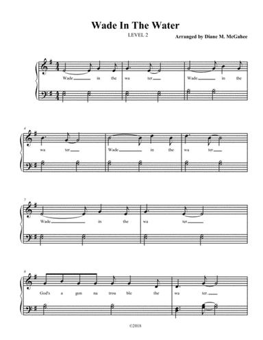 Wade In The Water (arr. Diane M. McGahee)
