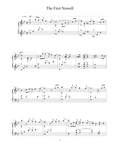 The First Nowell (arr. Ryan Brechmacher)