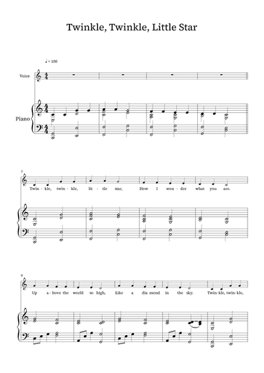 Twinkle Twinkle Little Star (arr. Richard Nicks)