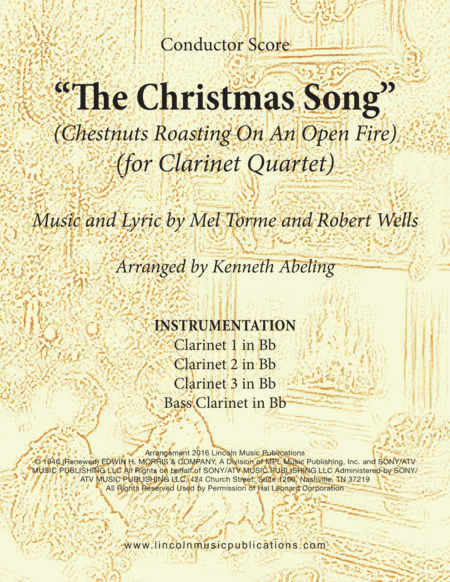 The Christmas Song (Chestnuts Roasting On An Open Fire) (arr. Kenneth Abeling)