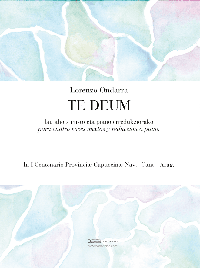 TE DEUM Reducción para piano y 4 voces mixtas - Score Only
