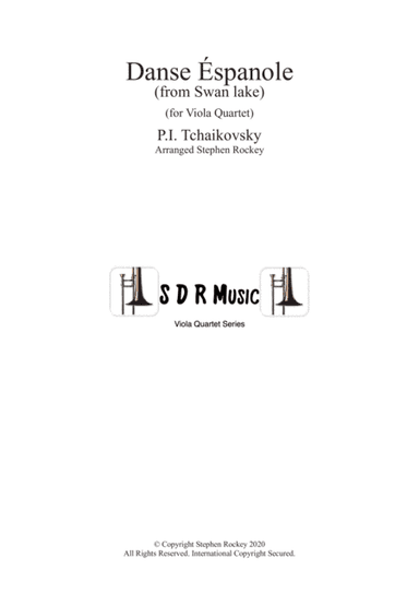 Spanish Dance from Swan Lake for Viola Quartet (arr. Stephen Rockey)