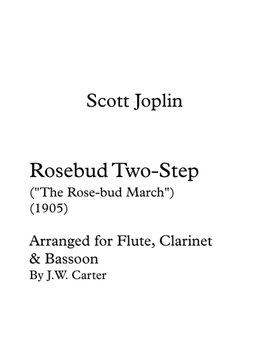 Rosebud Two-Step (arr. J.W. Carter)